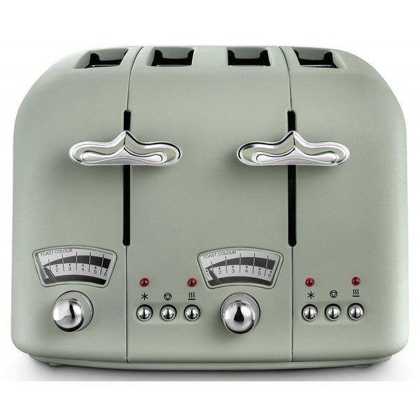 DeLonghi Argento Toaster | Flora Green DeLonghi Toaster Euronics Ireland