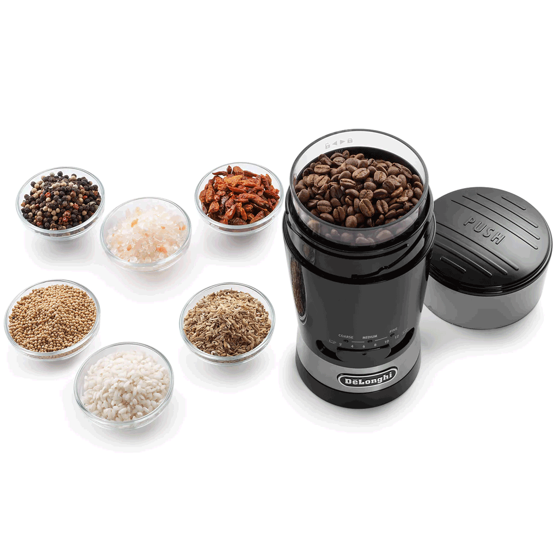 DeLonghi Electric Coffee Grinder | KG210 DeLonghi Coffee Grinder Euronics Ireland