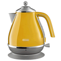 DeLonghi Icona Capitals Kettle | Yellow DeLonghi Kettle Euronics Ireland