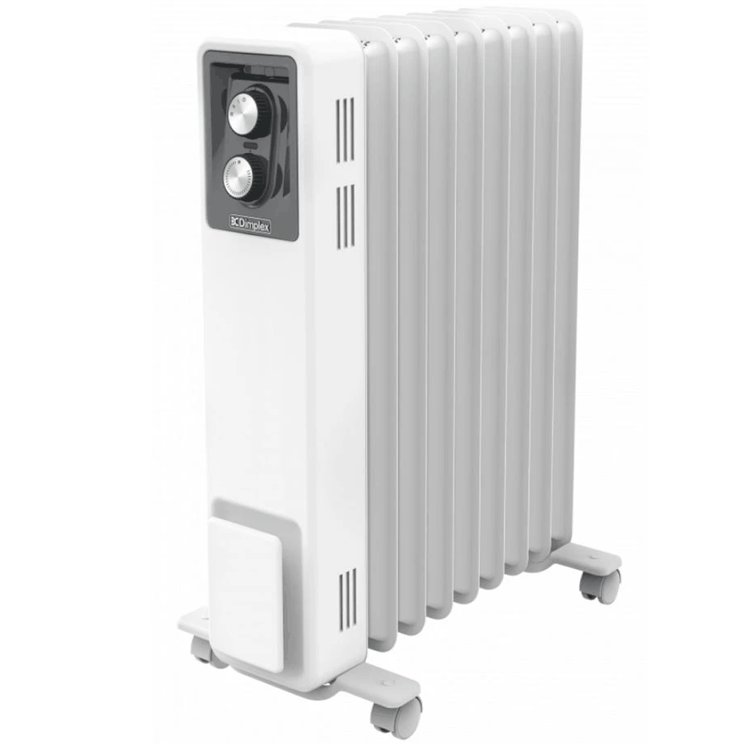 Dimplex OCR20 radiator, angled view from the side