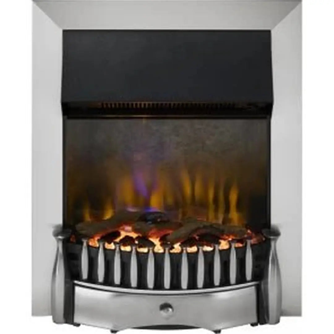 Dimplex Braemer Optiflame Inset Electric Fire | Chrome Dimplex Electric Fire Euronics Ireland