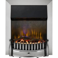 Dimplex Braemer Optiflame Inset Electric Fire | Chrome Dimplex Electric Fire Euronics Ireland