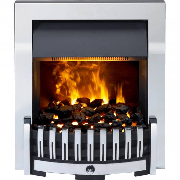 Dimplex Danville OptiMyst with 2kW Fan Heater | Chrome Dimplex Electric Fire Euronics Ireland
