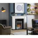 Dimplex Portree Chrome Optiflame Inset 3D Electric Fire | Chrome Dimplex Electric Fire Euronics Ireland