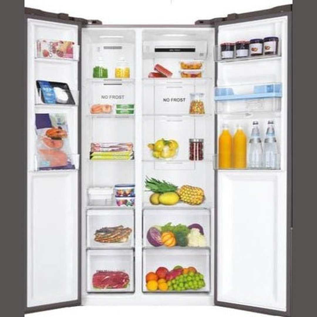 Haier 521L American Fridge Freezer | HSR3918EWPG Haier American Fridge Freezer Euronics Ireland