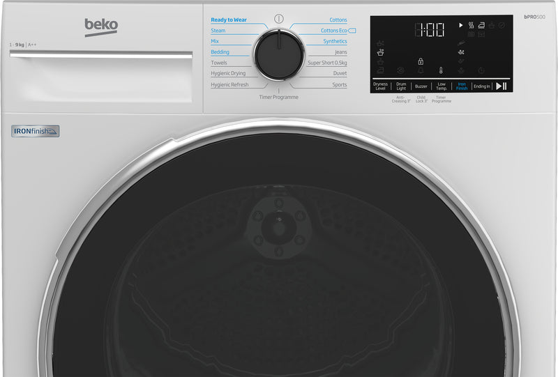 Beko 9kg Heat Pump Dryer with IronFinish™ | B5T4923IW