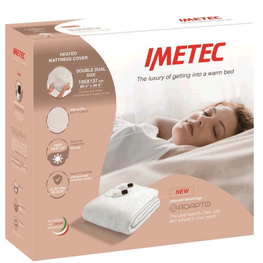 Imetec Fleece Adapto Double Dual Mattress Cover 16733