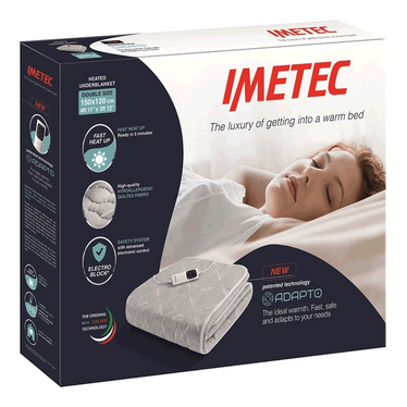 Imetec Poly Adapto Double Electric Underblanket 16731