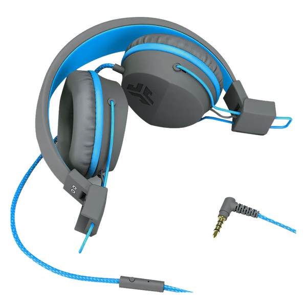 JLAB JBuddies Studio Headphones | Grey / Blue JLAB Headphones Euronics Ireland
