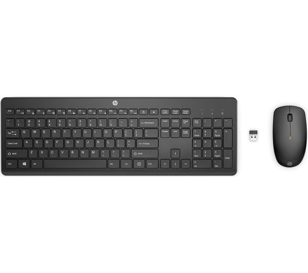 HP 230 Wireless Mouse + Keyboard Combo Black | 18H24AA