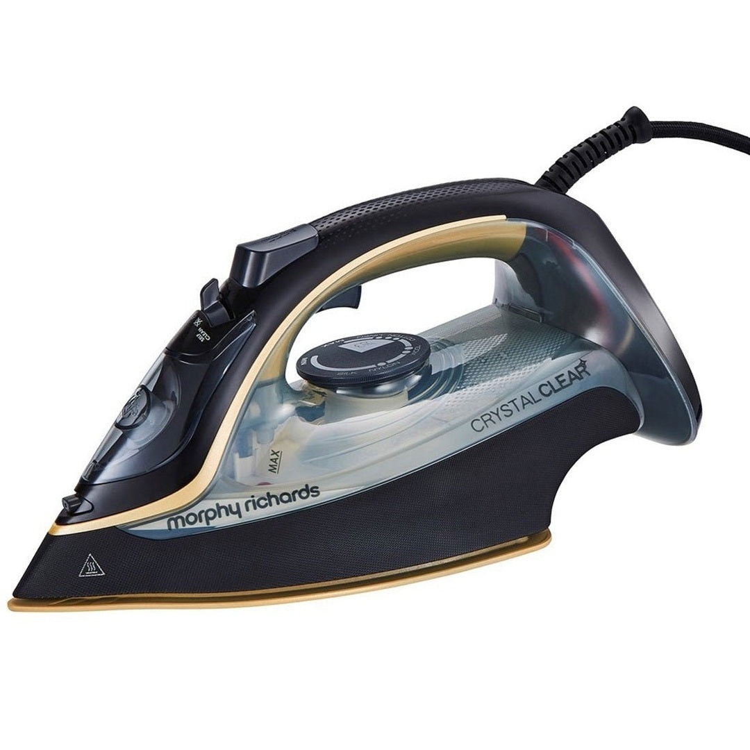 Morphy Richards 2400W Crystal Clear Gold Iron | 300302 Morphy Richards Iron Euronics Ireland