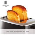 Morphy Richards Equip 2 Slice Black Toaster | 222064 Morphy Richards Toaster Euronics Ireland