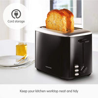 Morphy Richards Equip 2 Slice Black Toaster | 222064 Morphy Richards Toaster Euronics Ireland