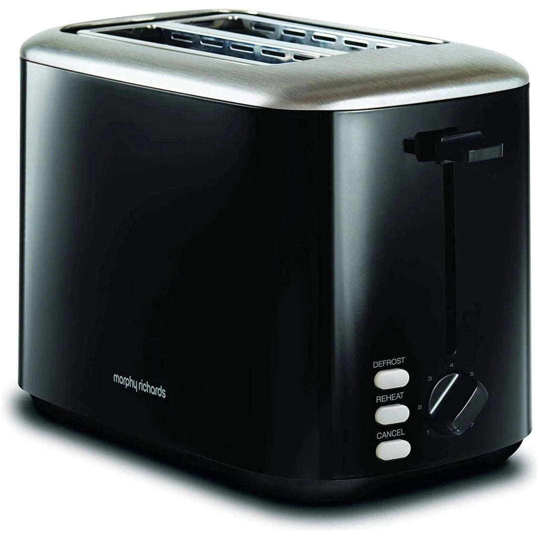 Morphy Richards Equip 2 Slice Black Toaster | 222064 Morphy Richards Toaster Euronics Ireland