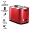 Morphy Richards Equip 2 Slice Red Toaster | 222066 Morphy Richards Toaster Euronics Ireland