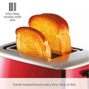Morphy Richards Equip 2 Slice Red Toaster | 222066 Morphy Richards Toaster Euronics Ireland