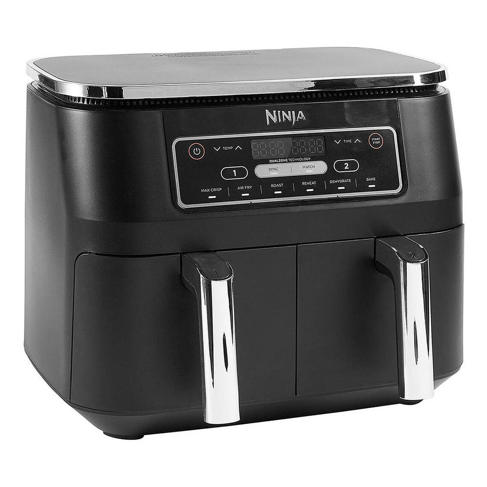 Ninja Foodi Dual Zone AF300UK air fryer, three-quarter view