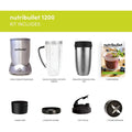Nutribullet 1200 Series 1200W Blender | Silver NutriBullet Blender Euronics Ireland