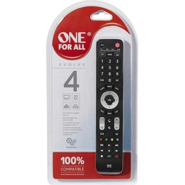One For Evolve 4 Universal Remote Control | URC7145 One4All Remote Control Euronics Ireland