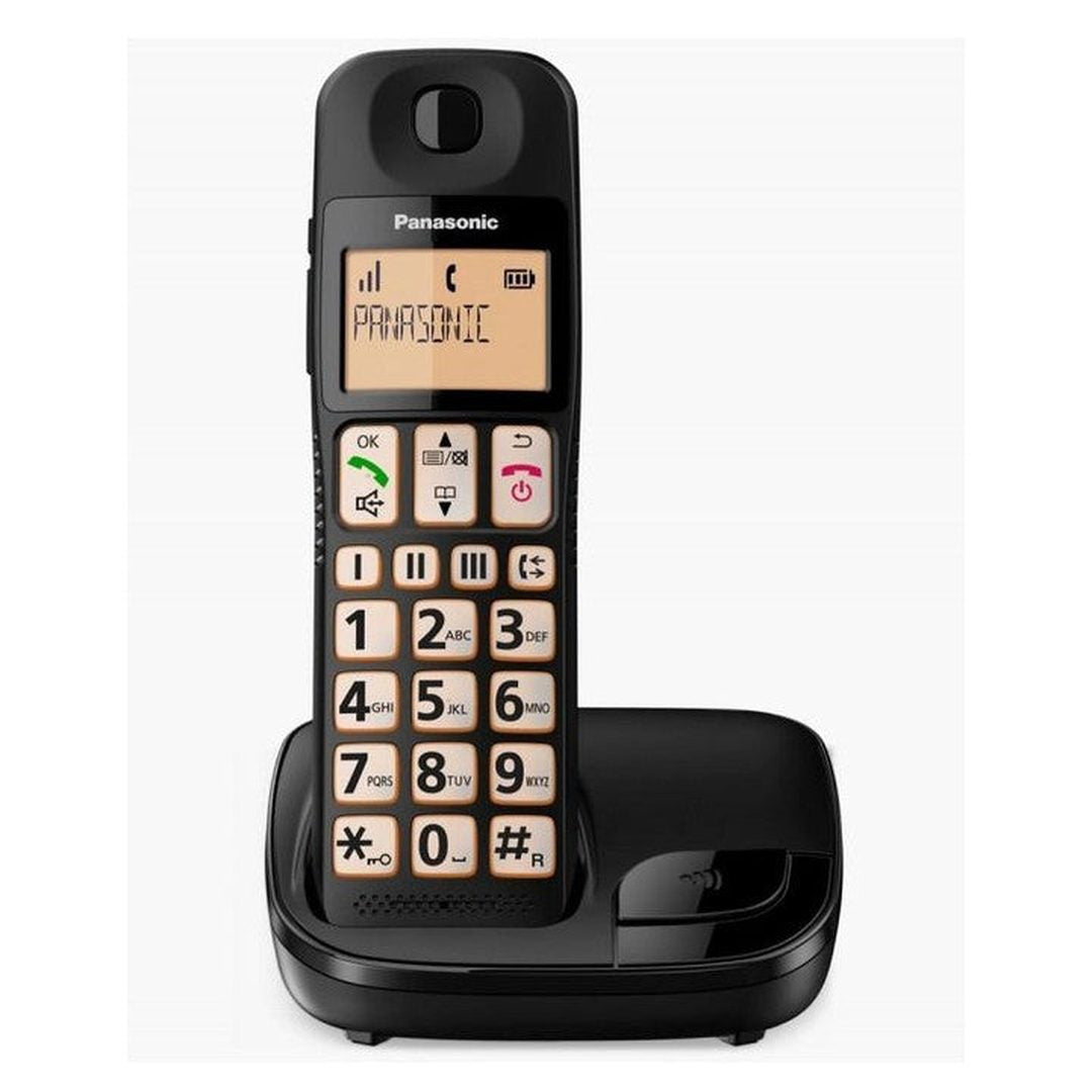 Panasonic Cordless Big Button Telephone | KX-TGE110EB Panasonic Telephone Euronics Ireland