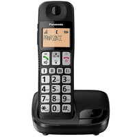 Panasonic KX-TGE112 Big Button Cordless Phone | Twin Pack Panasonic Telephone Euronics Ireland
