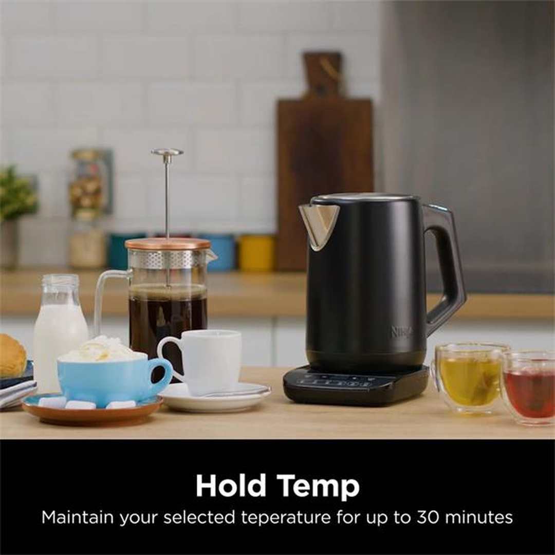 Perfect Temperature Rapid Boil Kettle 1.7 Litre | KT200UK Ninja Kettle Euronics Ireland