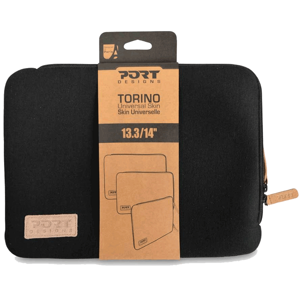 Port Designs Torino 14" Laptop Sleeve | Black Port Laptop Bag Euronics Ireland