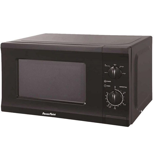 Powerpoint 700W Black Microwave | P22720CPMBL Powerpoint Microwave Euronics Ireland