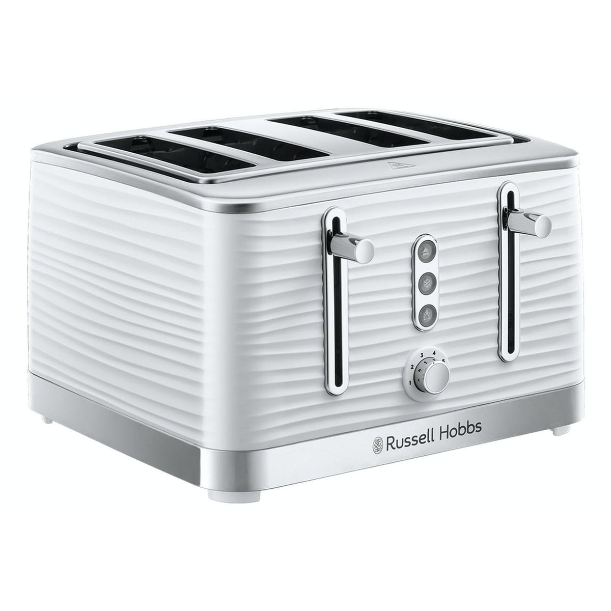 Russell Hobbs Inspire 4 Slice White Toaster | 24380 Russell Hobbs Toaster Euronics Ireland