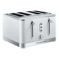 Russell Hobbs Inspire 4 Slice White Toaster | 24380 Russell Hobbs Toaster Euronics Ireland