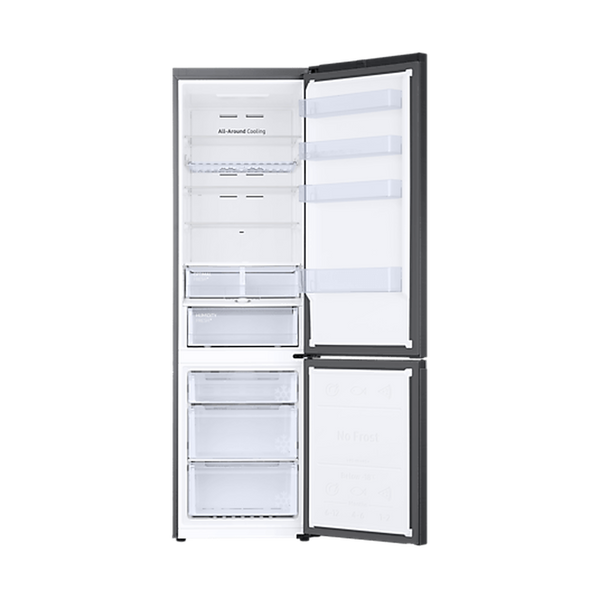 Samsung Series 5 Classic Fridge Freezer with SpaceMax Technology Black | RB38C605DB1/EU Samsung Fridge Freezer Euronics Ireland