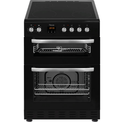 Servis 60cm Double Oven Cooker | Black Servis Cooker Euronics Ireland