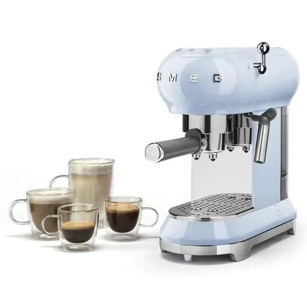 Smeg Coffee Machine Pastel Blue | ECF01PBUK Smeg Coffee Machine Euronics Ireland