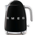 Smeg Retro 50's Style 1.7 Litre Kettle | Black Smeg Kettle Euronics Ireland