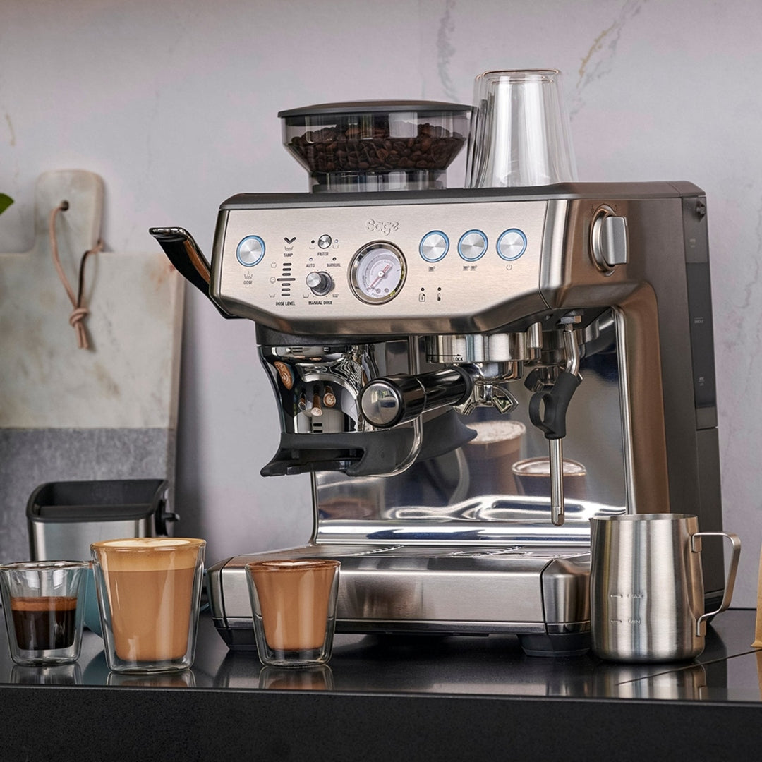 The Barista Express™ Impress by Sage Stainless Steel | SES876BSS4GUK1 Sage Coffee Machine Euronics Ireland