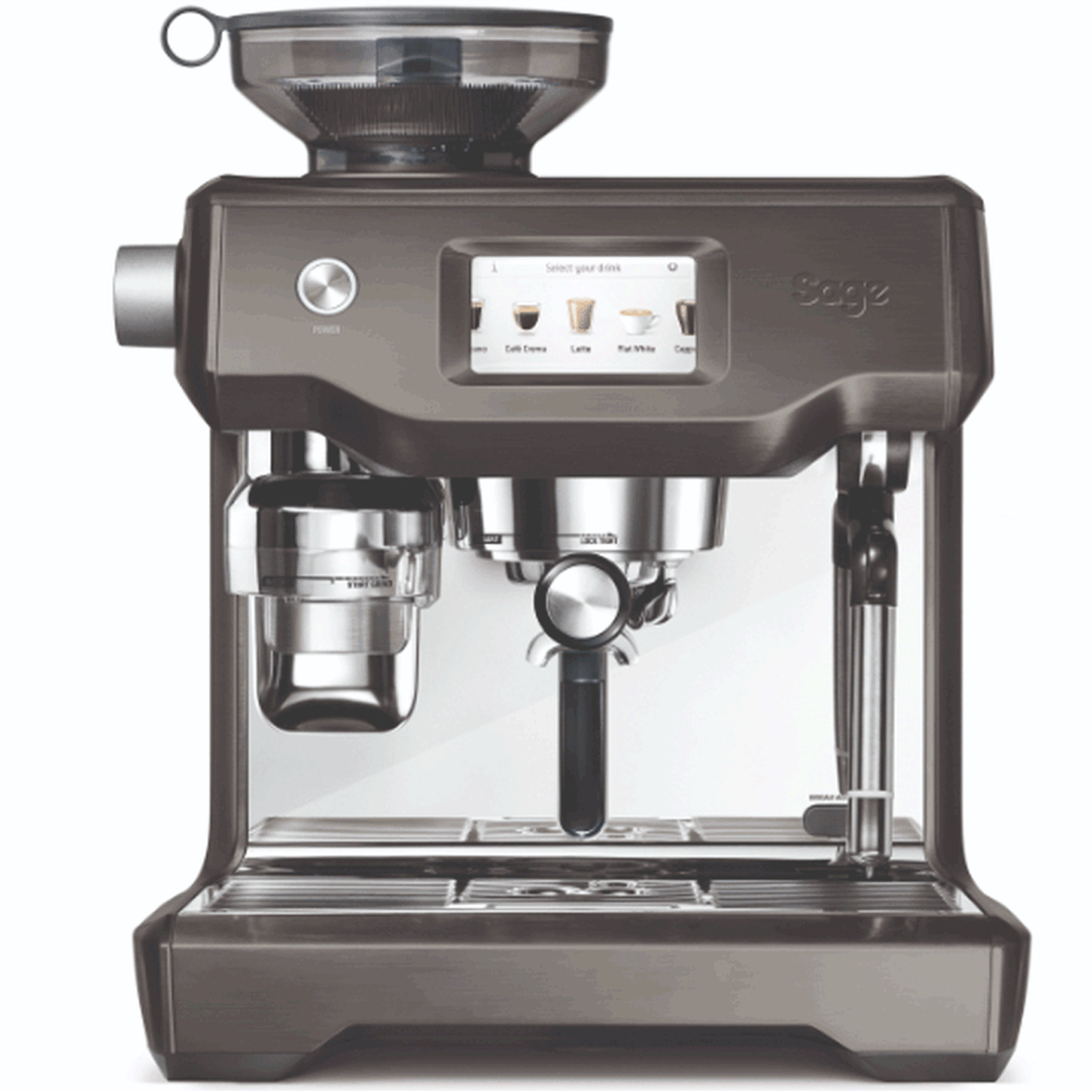 The Oracle Touch Coffee Machine by Sage | Black Stainless Steel Sage Coffee Machine Euronics Ireland