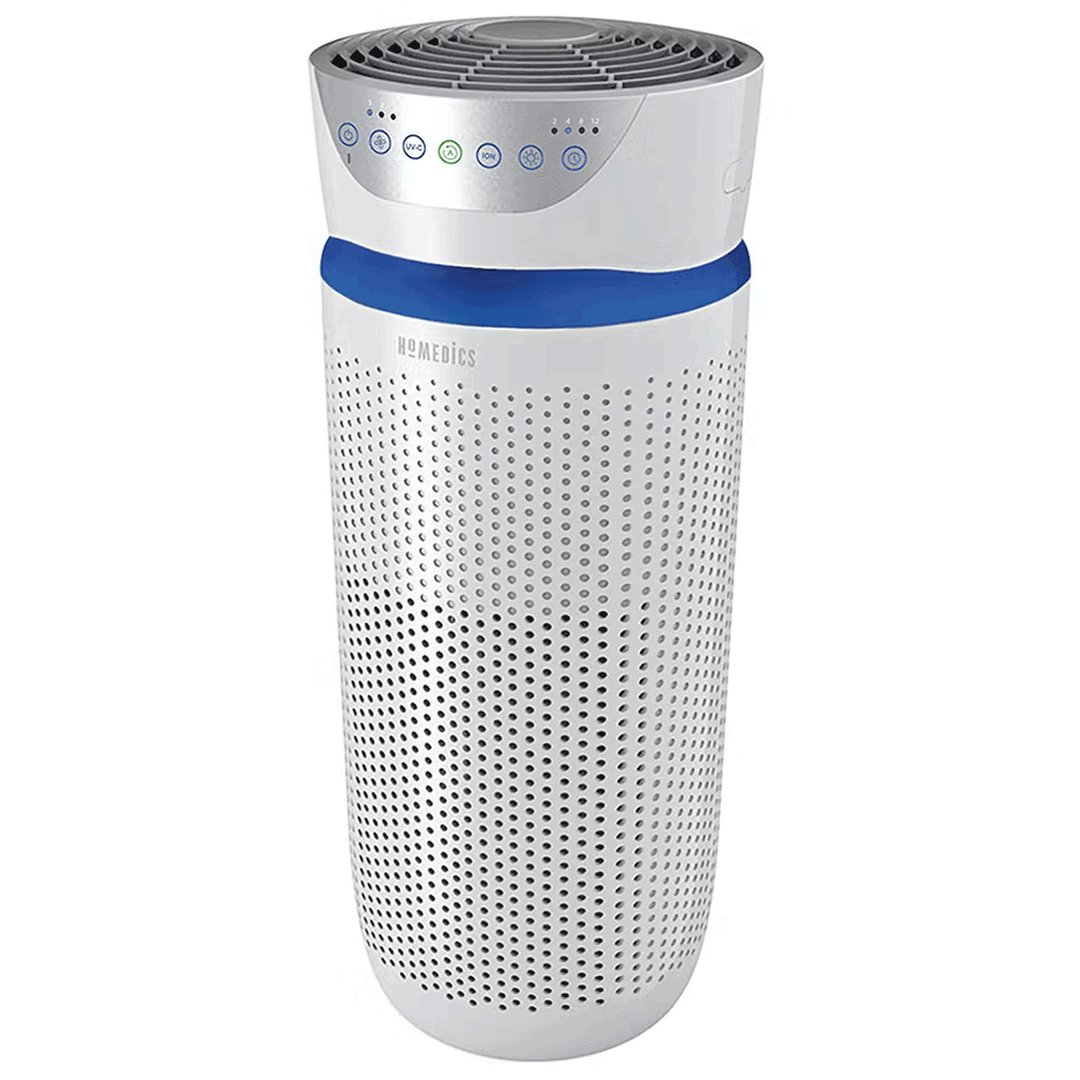 Total Clean 5-in-1 Tower Air Purifier | Large | AP-T40WT Homedics Air Purifier Euronics Ireland