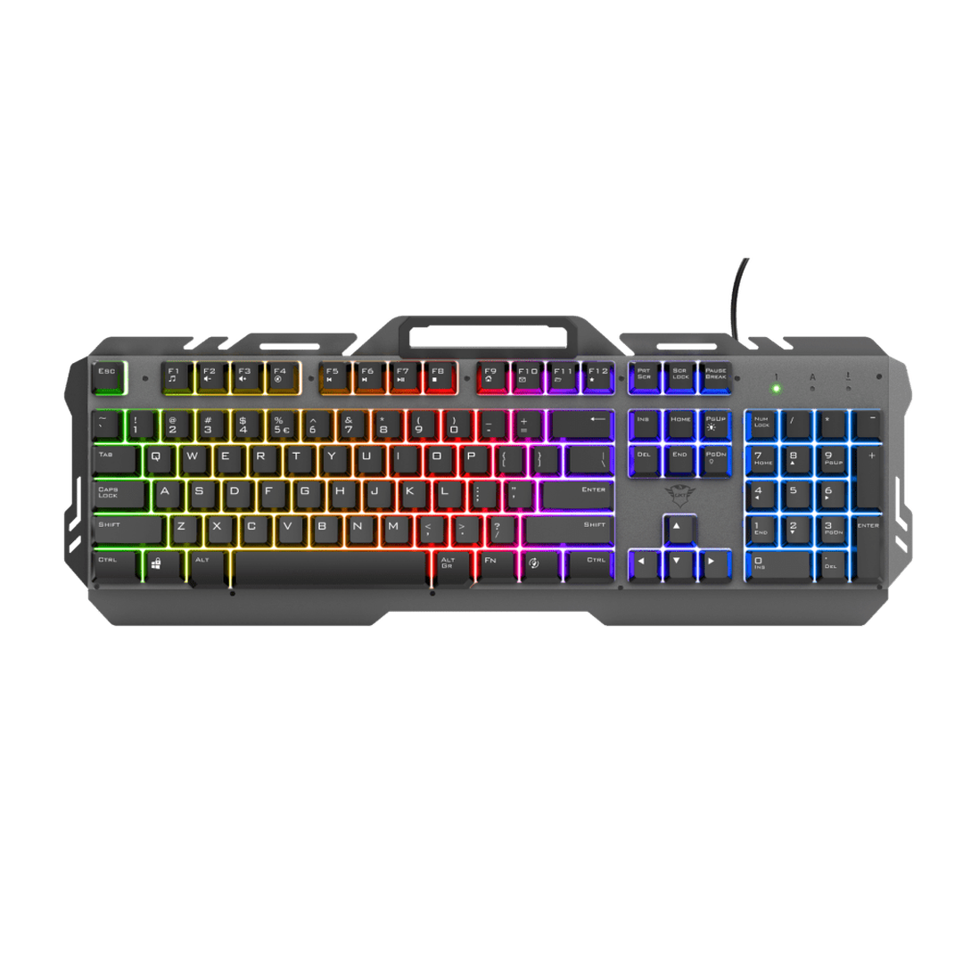 Trust GXT853 Esca Metal Rainbow Gaming Keyboard Trust Keyboard Euronics Ireland