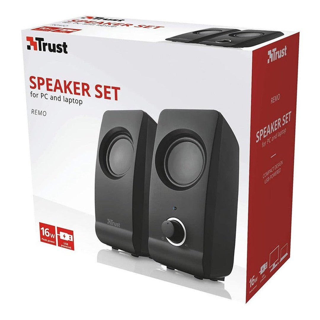 Trust Remo 2.0 USB Speaker Set | T17595 Trust Speaker Euronics Ireland