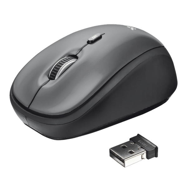 Trust Yvi Optical Wireless Mouse | Black Trust Mouse Euronics Ireland