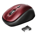 Trust Yvi Optical Wireless Mouse | Red Trust Mouse Euronics Ireland