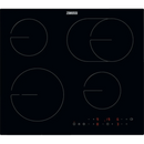Zanussi 4 Zone Electric Ceramic Hob | Black Zanussi Hob Euronics Ireland