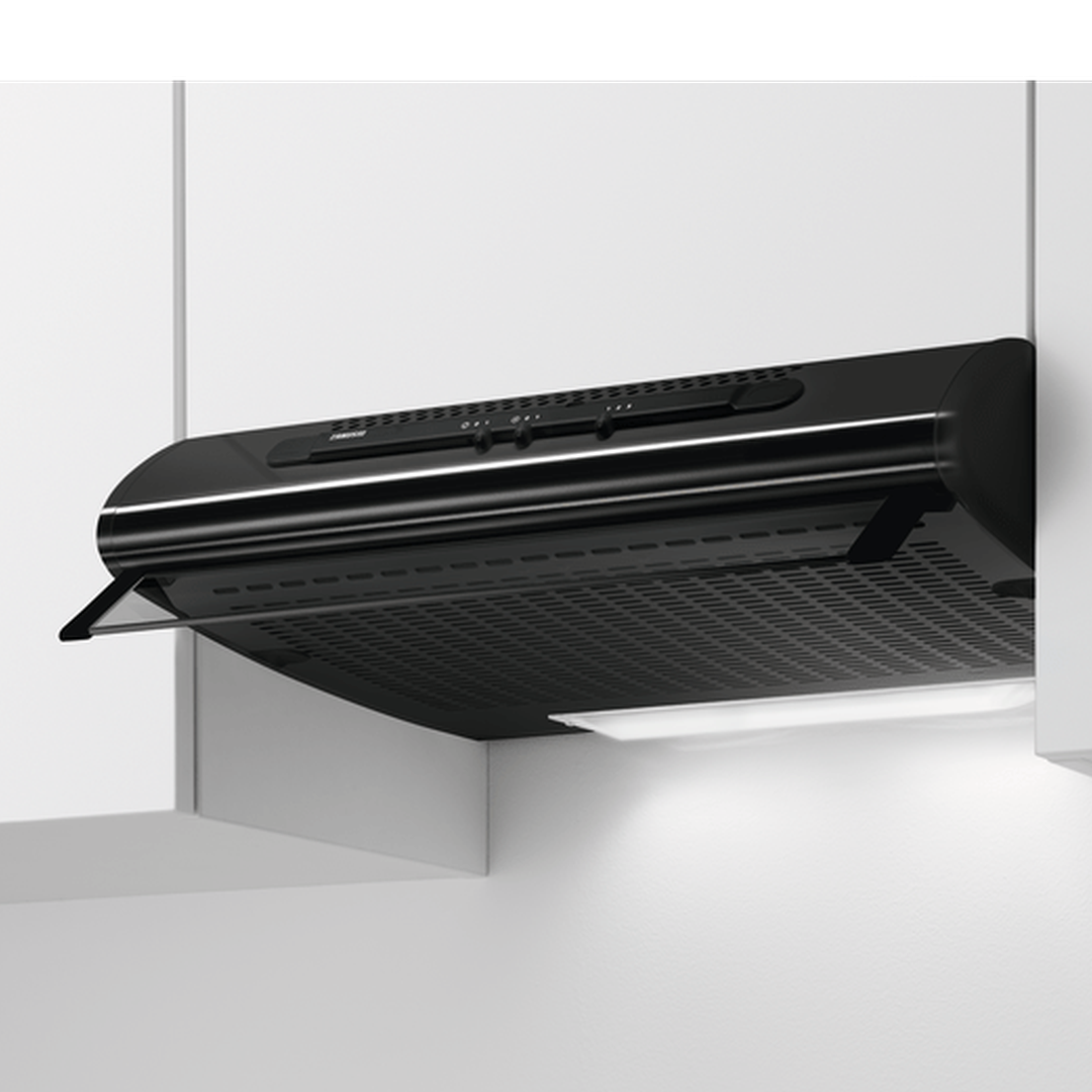 Zanussi 60cm Built-in Visor Cooker Hood | ZHT611N Zanussi Cooker Hood Euronics Ireland